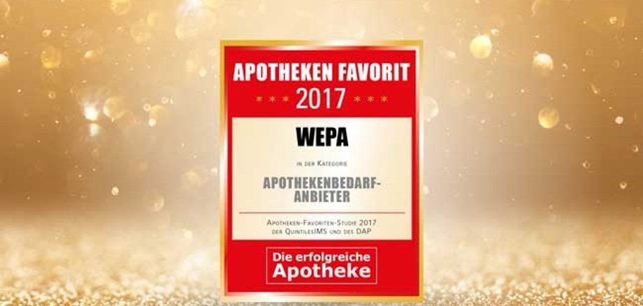 Auszeichnung Apothekenfavorit 2017