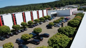 Luftaufnahme Firmengebäude WEPA Apothekenbedarf