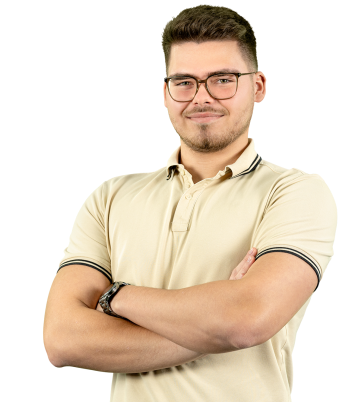 Lukas Steinmetz, Auszubildender E-Commerce, Portraitfoto