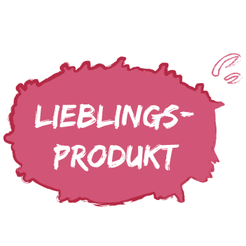Pinke Sprechblase: "Lieblingsprodukt"