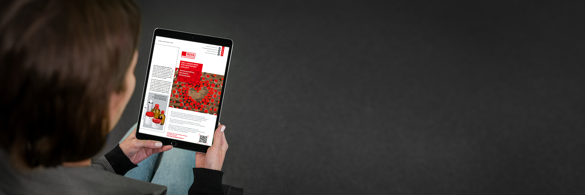 Header Presse Header Presse; iPad mit WEPA Instagram Kanal