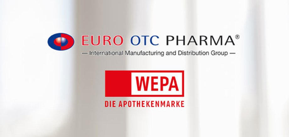 Euro OTC Pharma und WEPA Apothekenbedarf in einem Banner dargestellt