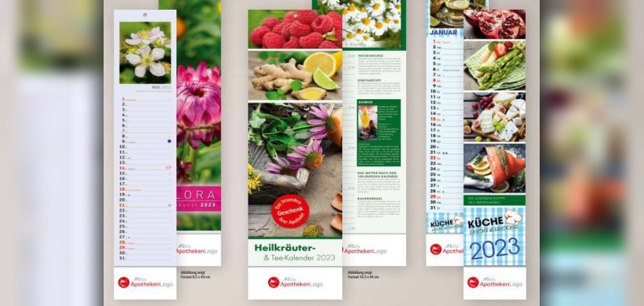 Kalender mit Blumen