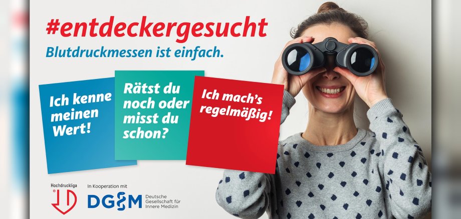 Plakat zu Aktion der deutschen Hochdruckliga