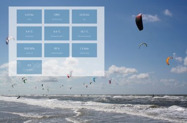 Mit professioneller Wetterstation um den richtigen Zeitpunkt erwischen, wenn man zum Baden, Windsurfen oder Kitesurfen nach Westerland auf Sylt gehen möchte. Wetterkalender
